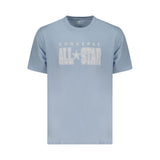 T-shirt en coton Converse Azzurro pour homme