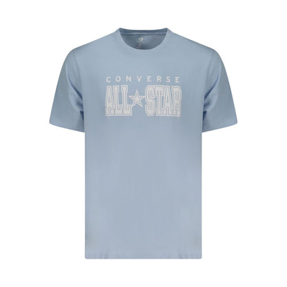 T-shirt en coton Converse Azzurro pour homme