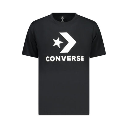 T-shirt homme en coton noir Converse