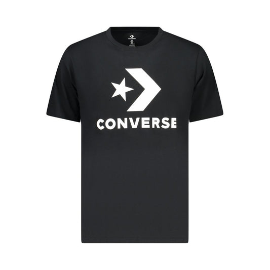 T-shirt homme en coton noir Converse