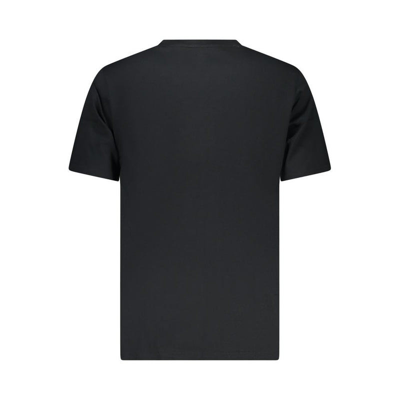 Converse Black Cotton Men T-Shirt