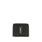 Saint Laurent Black Calf Leather Bos Taurus Wallet