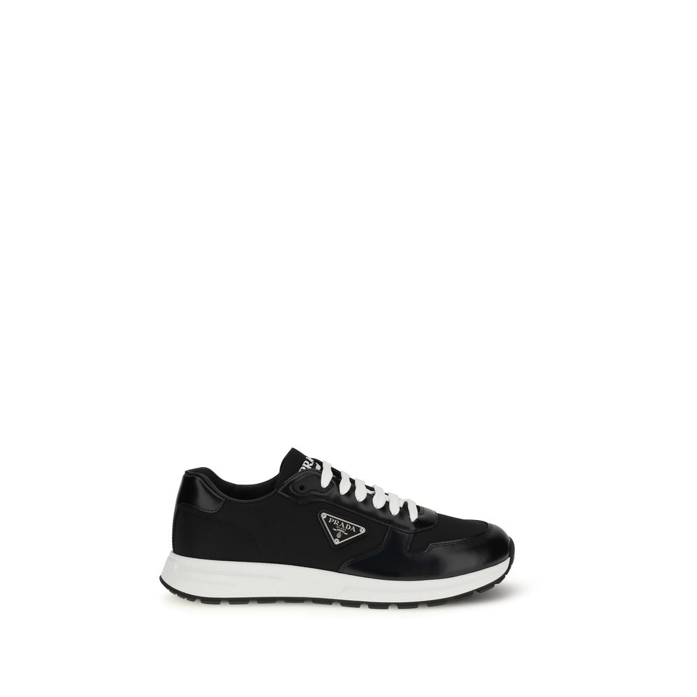 Baskets de sport Prada noires en polyamide recyclé