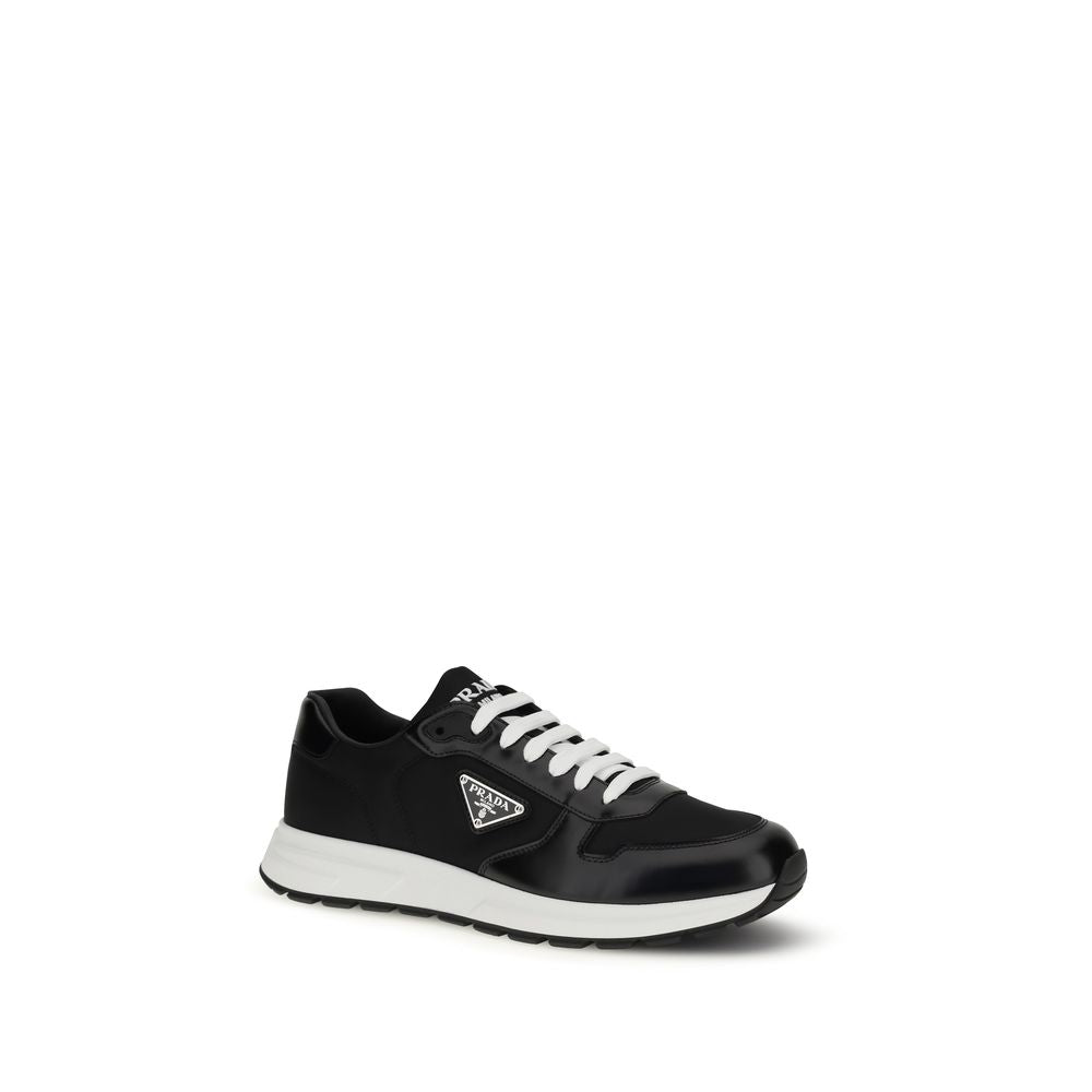 Baskets de sport Prada noires en polyamide recyclé