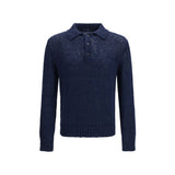 Polo Shirt en Coton Bleu Sunflower pour Homme