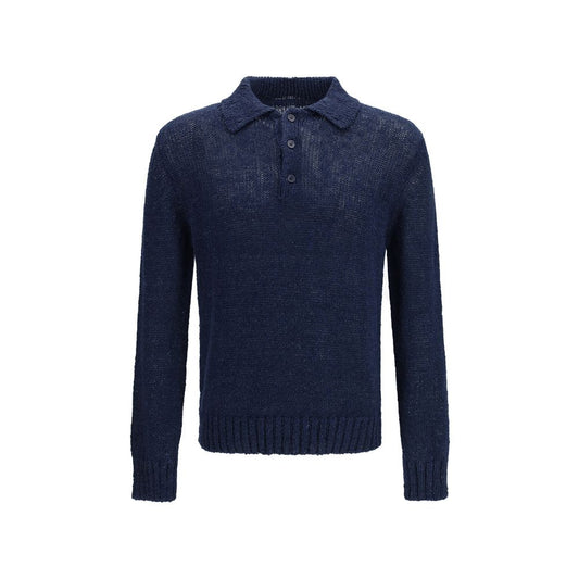 Polo Shirt en Coton Bleu Sunflower pour Homme