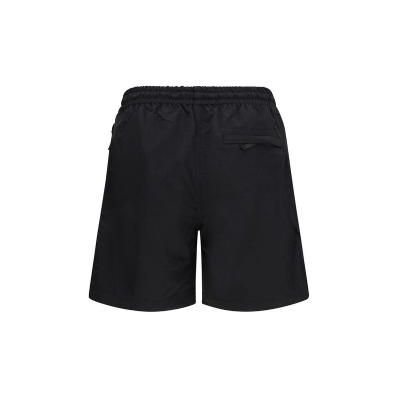 Sunflower Black Nylon Bermuda Shorts for Men