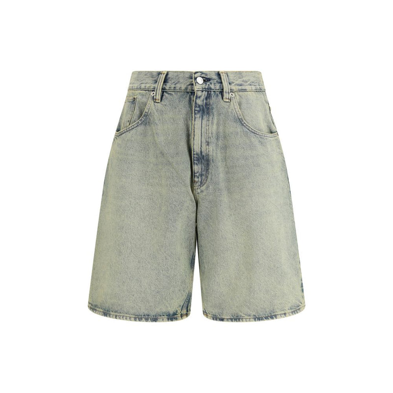 Bermuda Shorts en Coton Bio Sunflower - Bleu