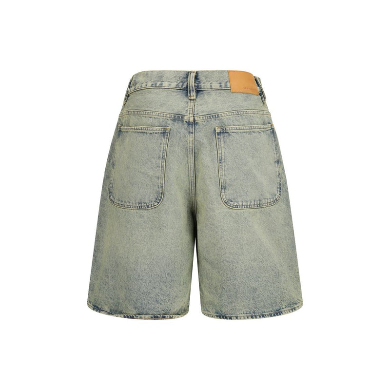 Bermuda Shorts en Coton Bio Sunflower - Bleu