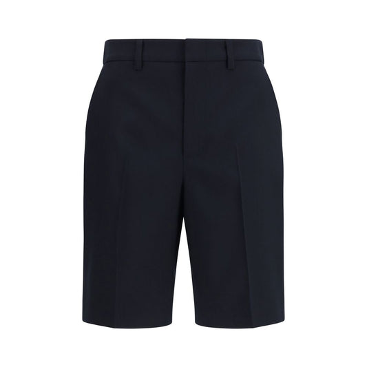 Gucci Black Cotton Bermuda Shorts - Women's Fashion