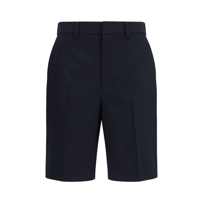 Gucci Black Cotton Bermuda Shorts for Women