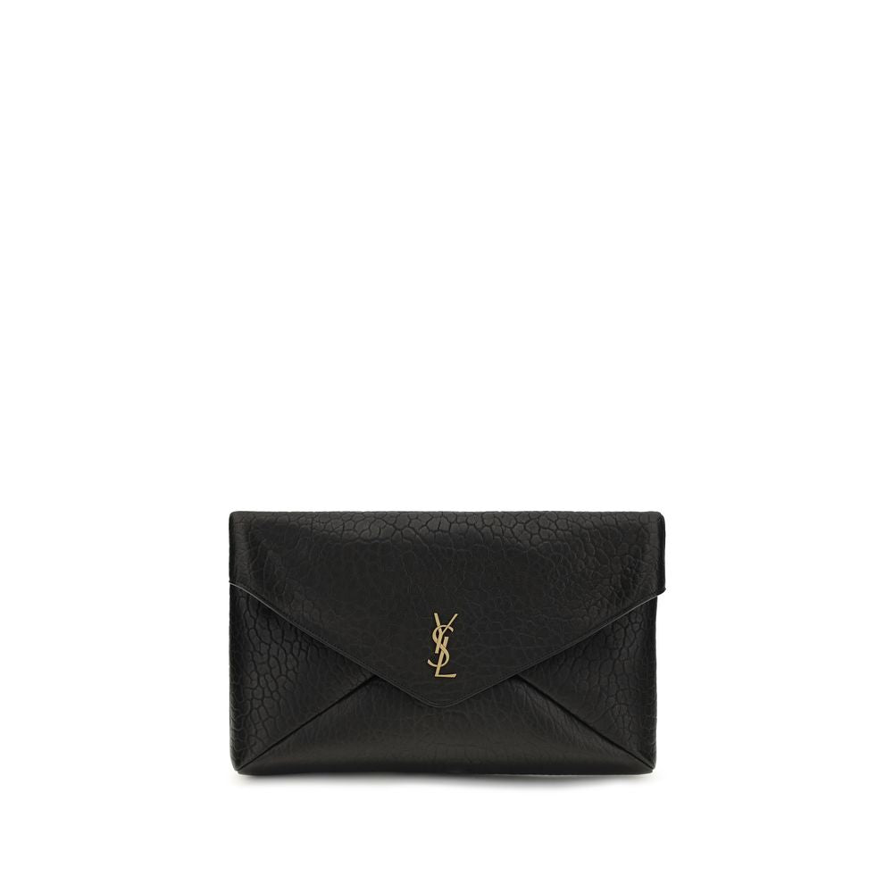 Saint Laurent Black Lamb Ovis Aries Shoulder Bag