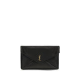 Saint Laurent Black Lamb Ovis Aries Shoulder Bag