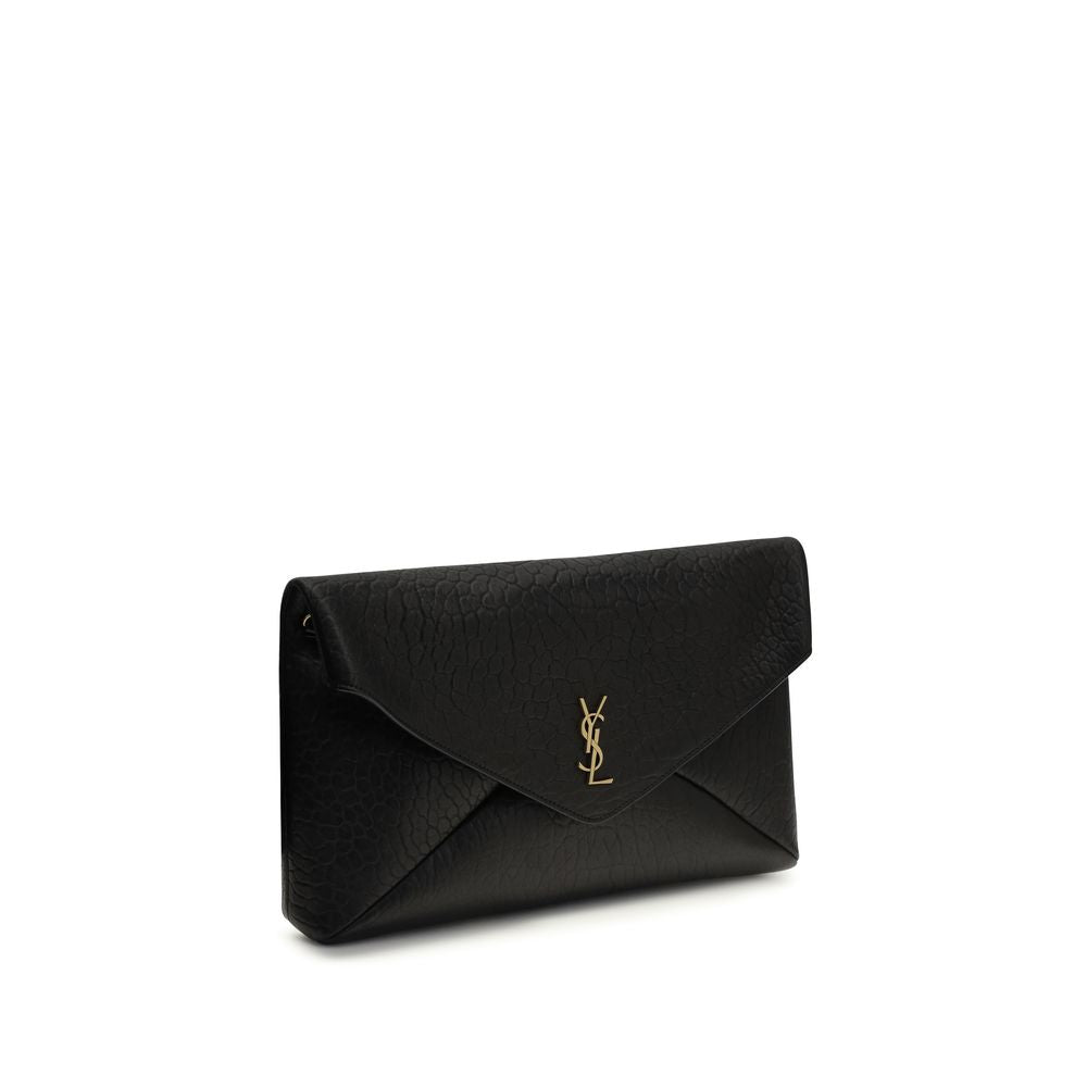 Saint Laurent Black Lamb Ovis Aries Shoulder Bag