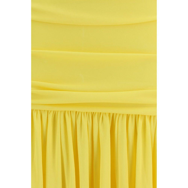 Jacquemus Bicolor Viscose Midi Casual Dress