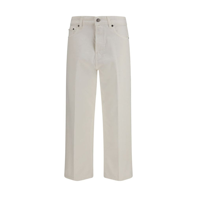 Jean décontracté en coton blanc Haikure