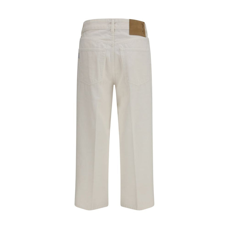 Jean décontracté en coton blanc Haikure