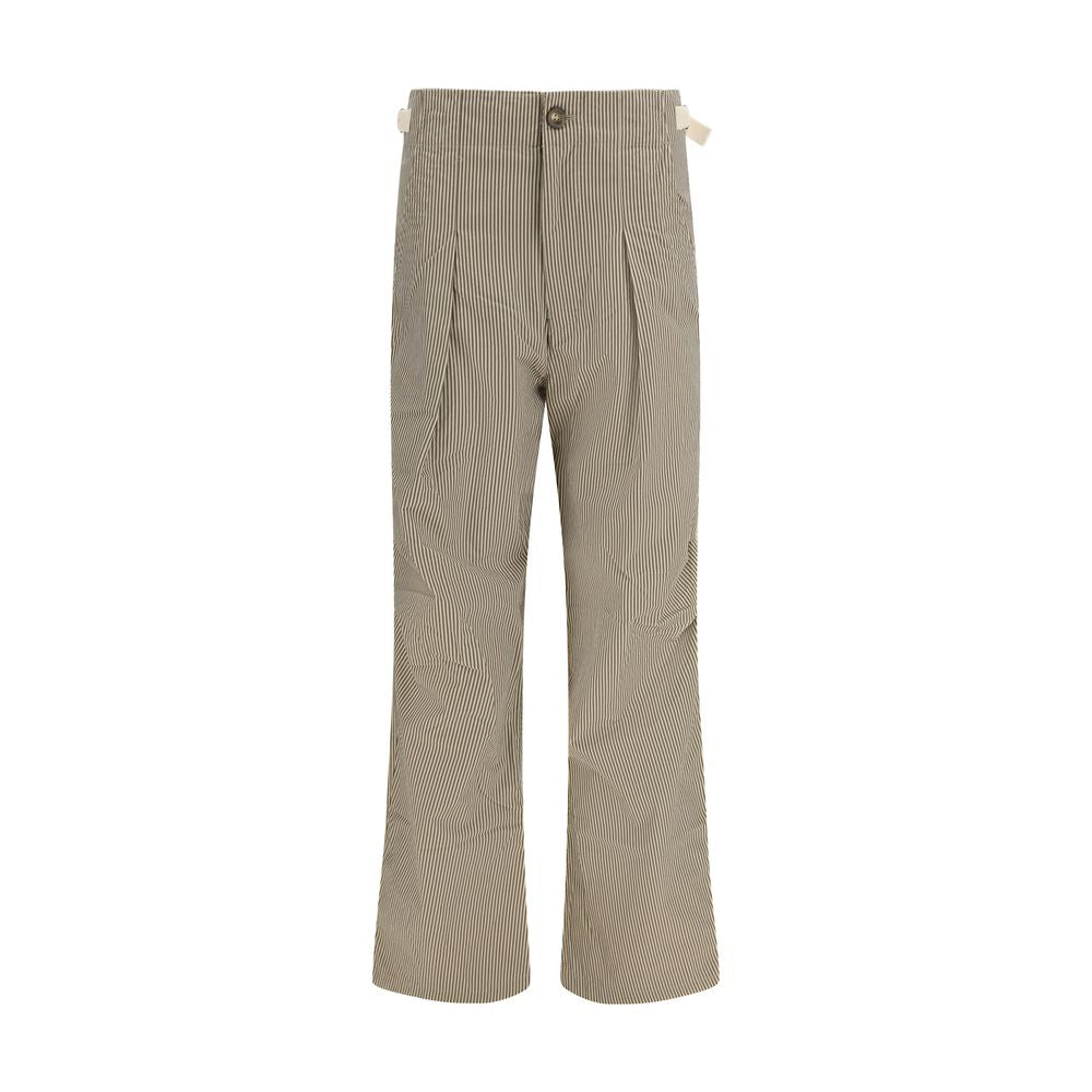 Isabel Marant Étoile Ceryne Beige Cotton Casual Pants