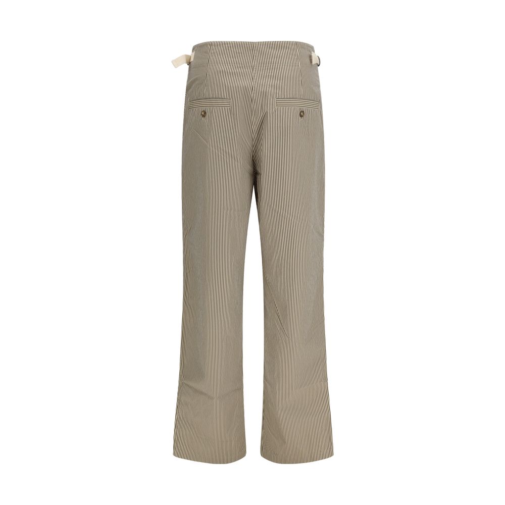 Isabel Marant Étoile Ceryne Beige Cotton Casual Pants