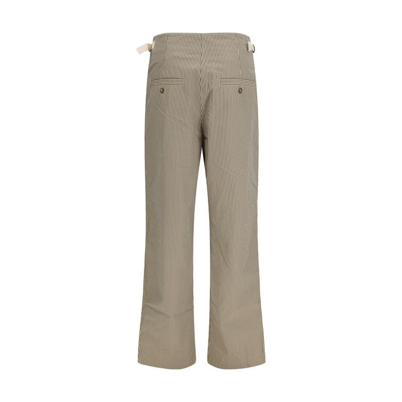 Isabel Marant Étoile Ceryne Beige Cotton Casual Pants