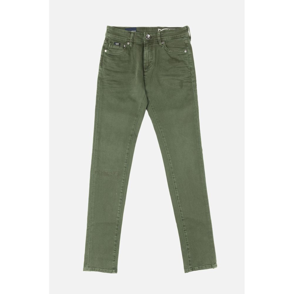 Gas Green Cotton Jeans Denim - Style Meets Comfort