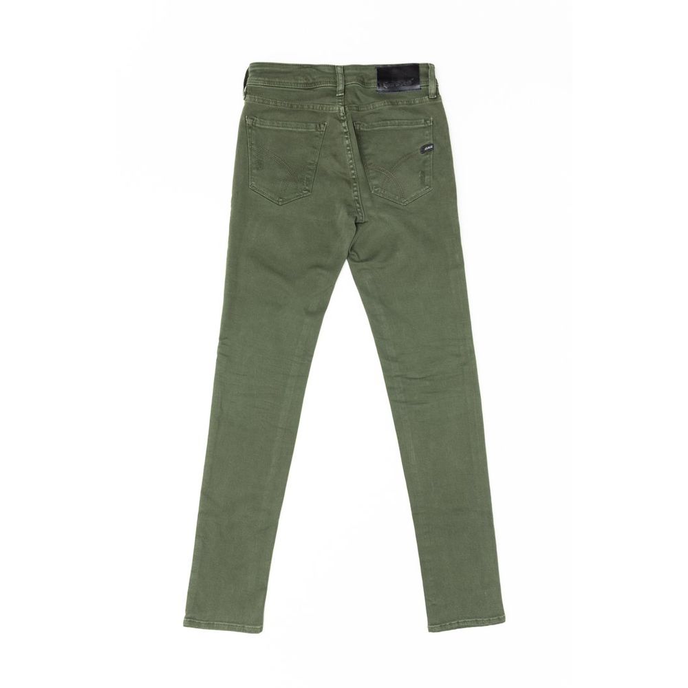 Gas Green Cotton Jeans Denim - Style Meets Comfort