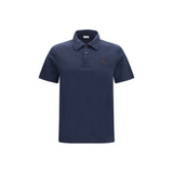 Polo Shirt en Coton Bleu Burberry pour Homme