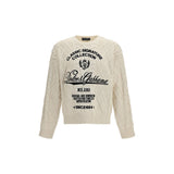 Sweat-shirt Dolce & Gabbana en coton beige