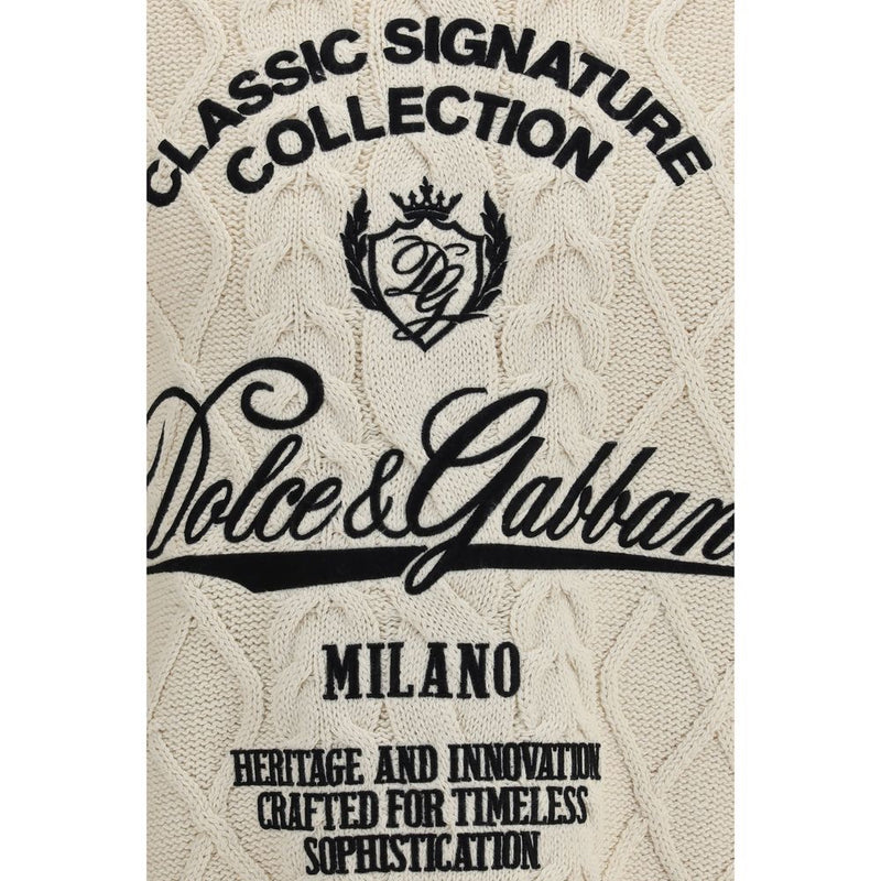 Dolce & Gabbana Beige Katoenen Sweatshirt