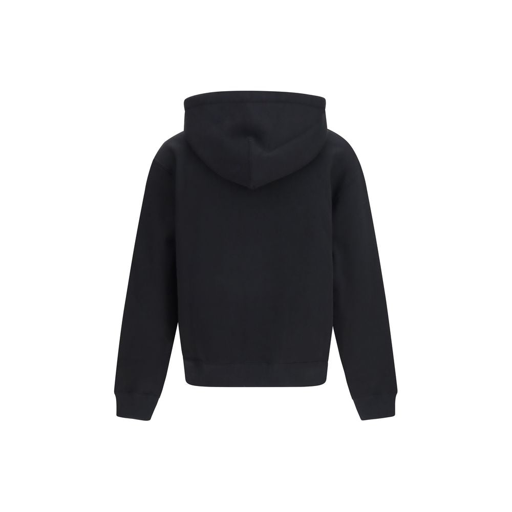Sweat-shirt en coton noir Jil Sander