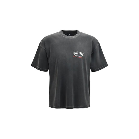 Represent Gray Cotton T-Shirt - 24 Hour Service Graphic