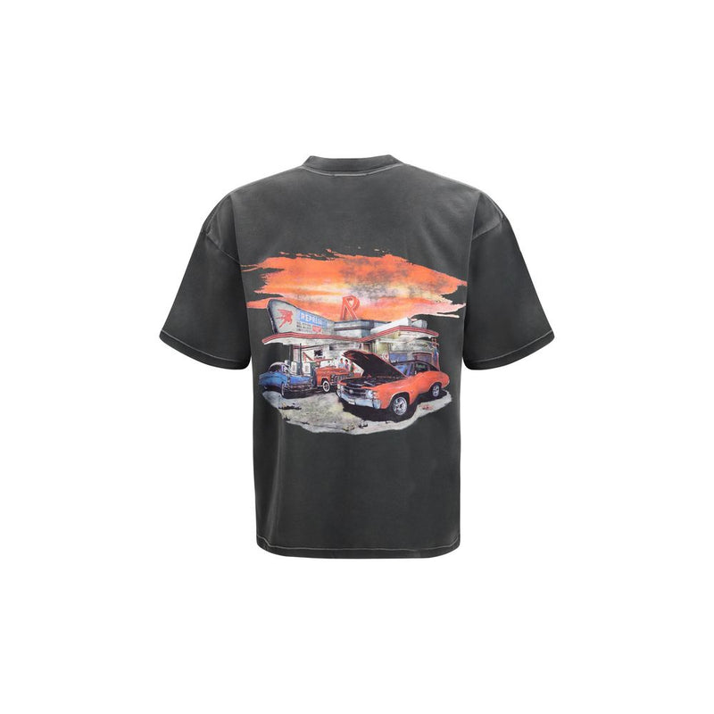 Represent Gray Cotton T-Shirt - 24 Hour Service Graphic