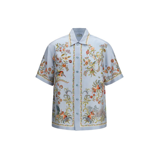 Etro Multicolor Silk Pattern Shirt for Men