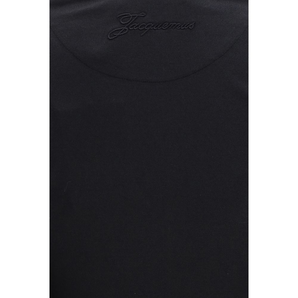 Jacquemus Paysan Wrap Top - Black Cotton Shirt for Women