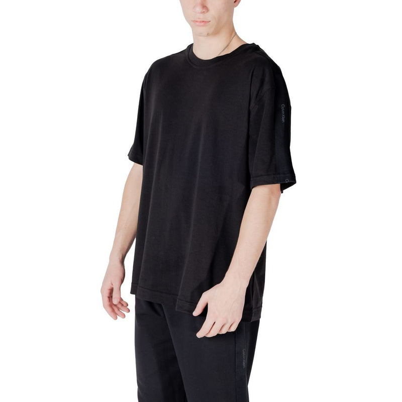 Calvin Klein Sport Black Cotton Short-Sleeve T-Shirt for Men