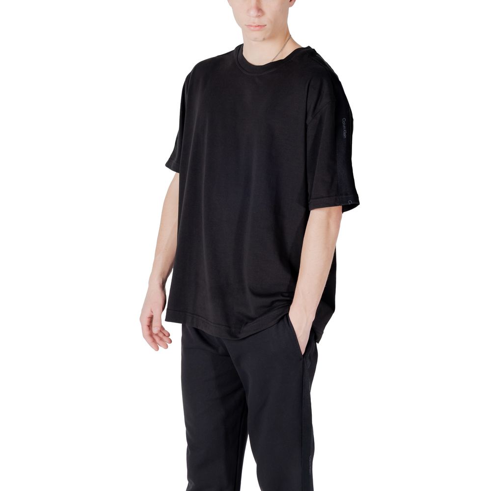 Calvin Klein Sport Black Cotton Sportswear T-Shirt for Men
