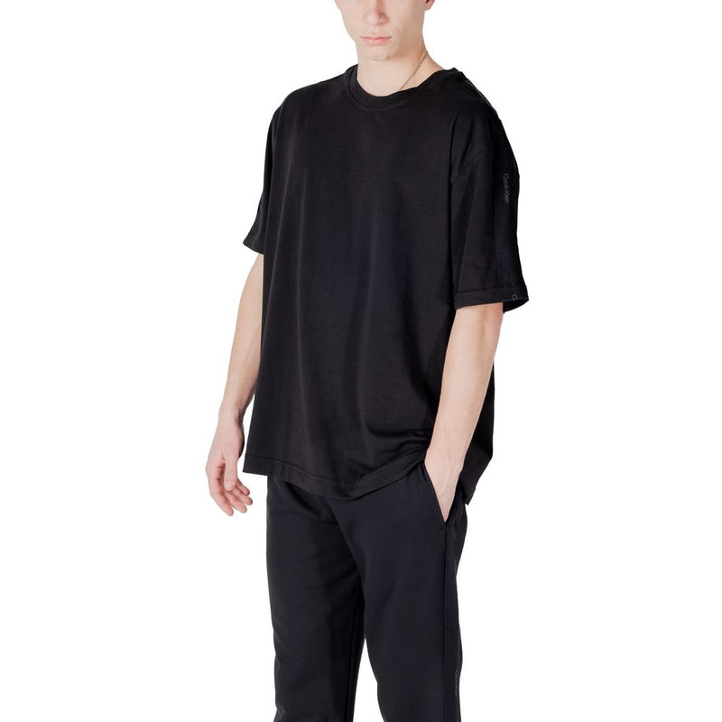 Calvin Klein Sport Black Cotton Short-Sleeve T-Shirt for Men