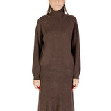 Liu Jo Brown Viscose Sweatshirt - Elegant and Versatile