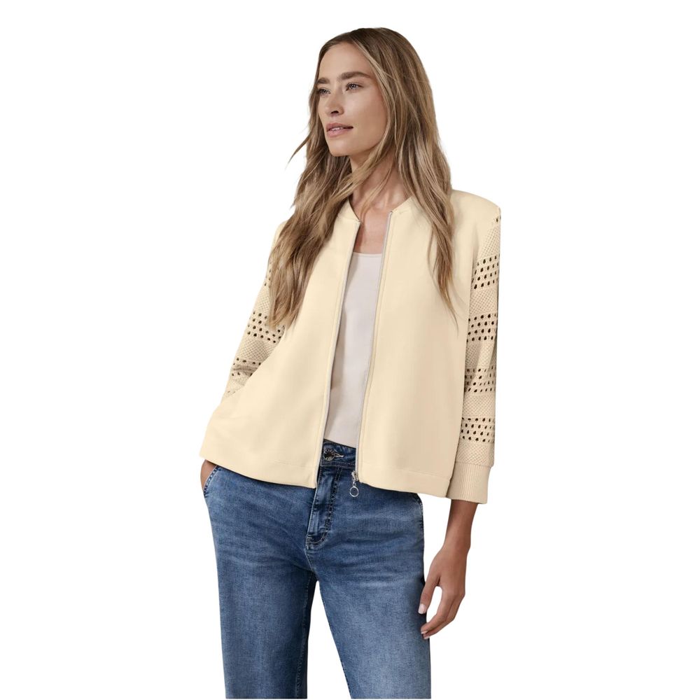 Street One Beige Modal Sweatshirt for Women