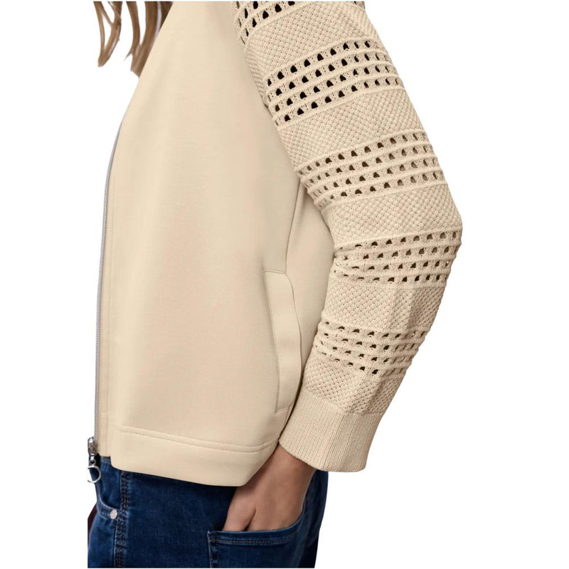 Street One Beige Modal Sweatshirt for Women