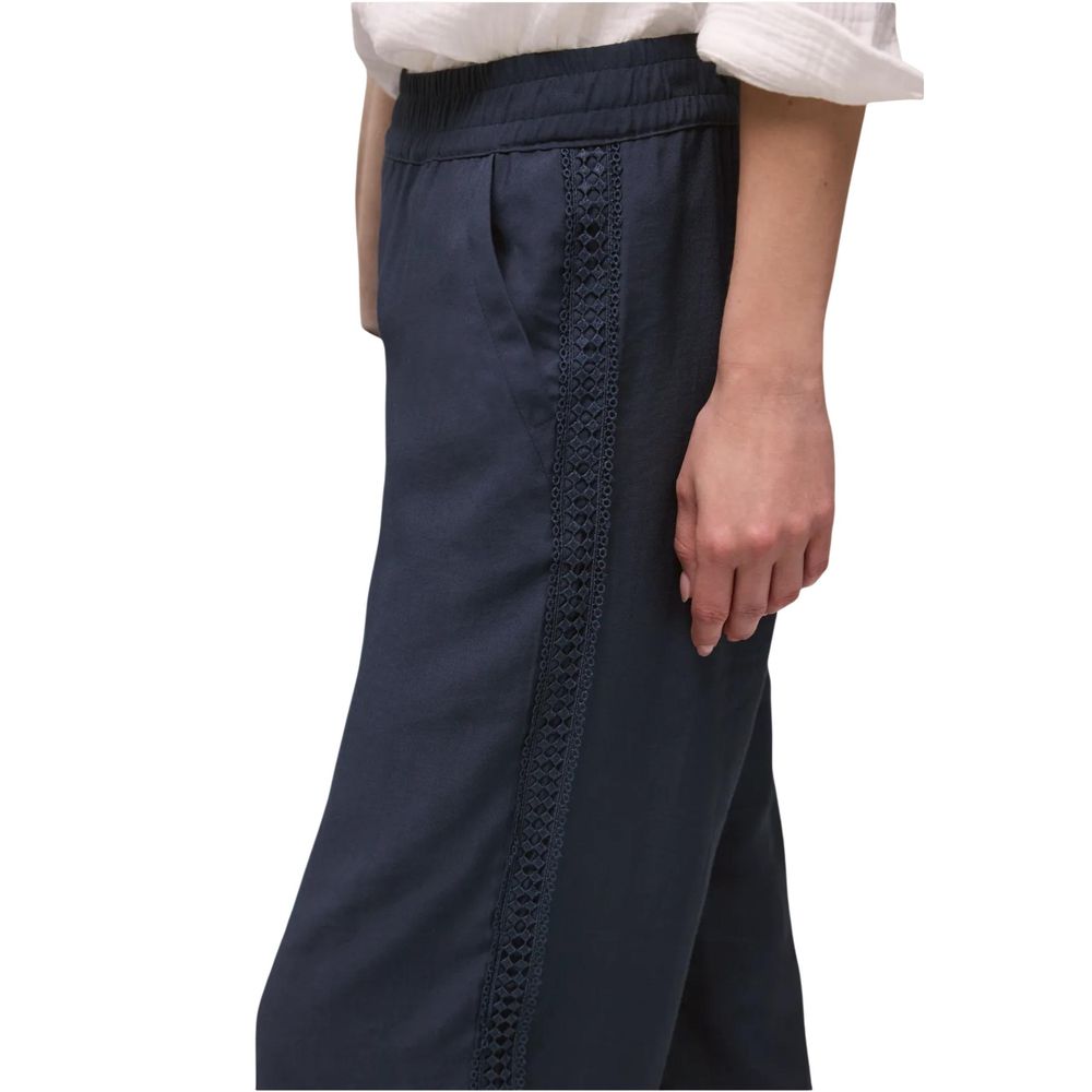 Street One Style_Emee HW Blue Modal Casual Pants for Women