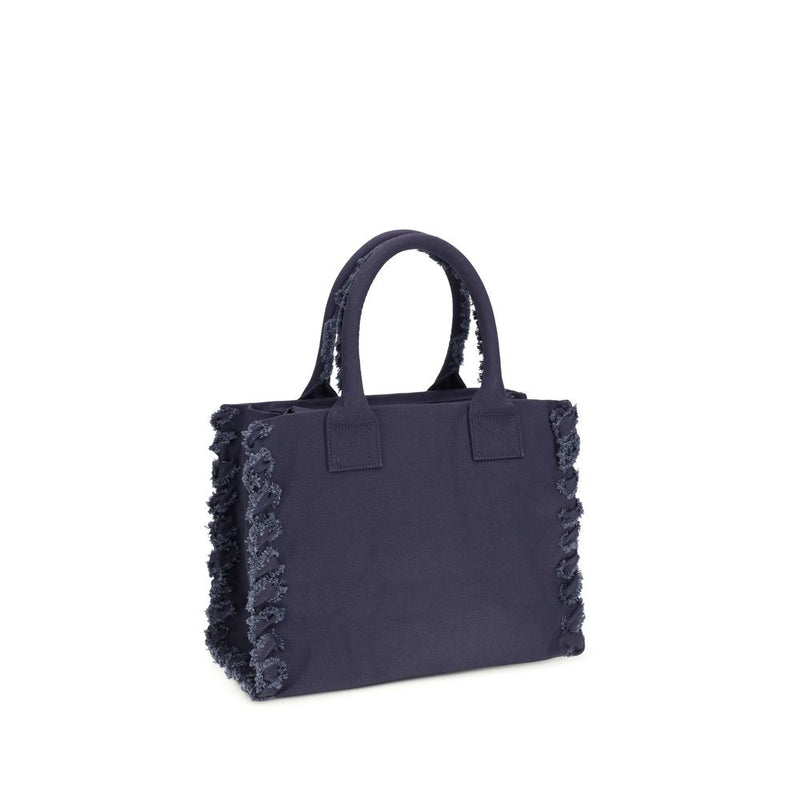 PINKO Blue Cotton Shoulder Bag - Stylish & Functional Tote