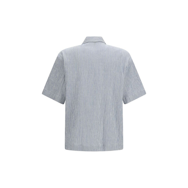 Chemise en Coton à Motif Bleu Adam de Sunflower