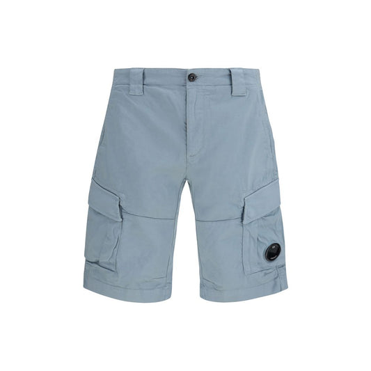 C.P. Company Blue Cotton Bermuda Shorts for Men
