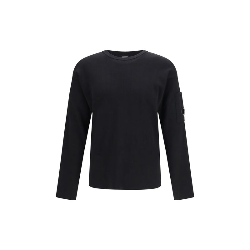 C.P. Company Black Cotton Sweatshirt - Premium Comfort