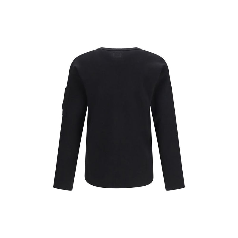 C.P. Company Black Cotton Sweatshirt - Premium Comfort