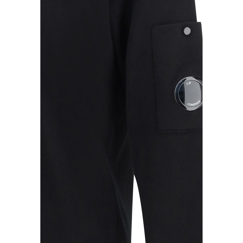 C.P. Company Black Cotton Sweatshirt - Premium Comfort