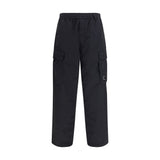 C.P. Company Black Polyamide Cargo Pants - SS26