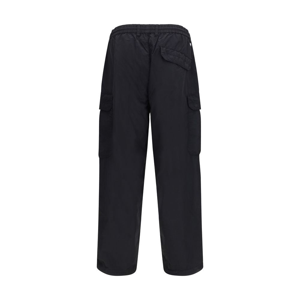 C.P. Company Black Polyamide Cargo Pants - SS26