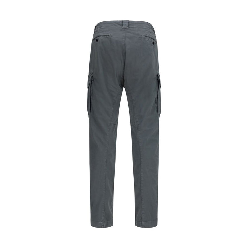 C.P. Company Blue Cotton Cargo Pants - Ergonomic Fit